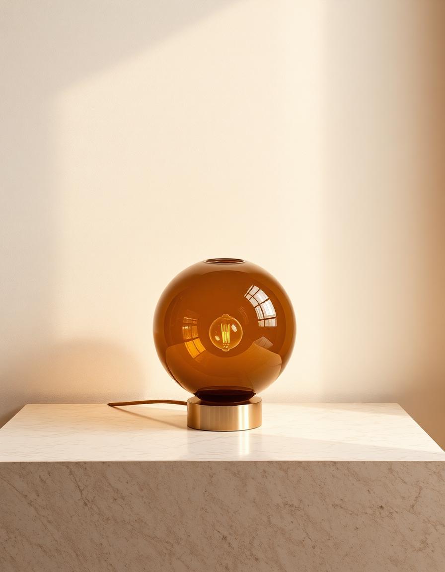 Amber Globe (off)